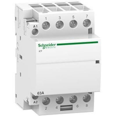 Contacteur auxiliarisable - 4P - 63A - 4NO - 24Vca - 50Hz Acti9 iCT SCHNEIDER ELECTRIC