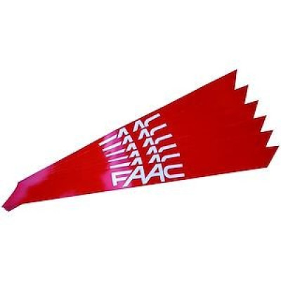 ADHESIFS REFLECHISSANTS POUR LISSES DE BARRIERES (vendu par 6) FAAC