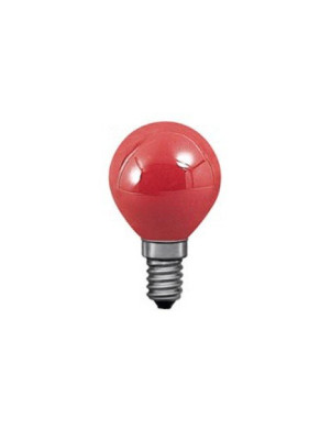 Lampe E14 Sphérique Couleur 240 V Rouge 15 W ORBITEC