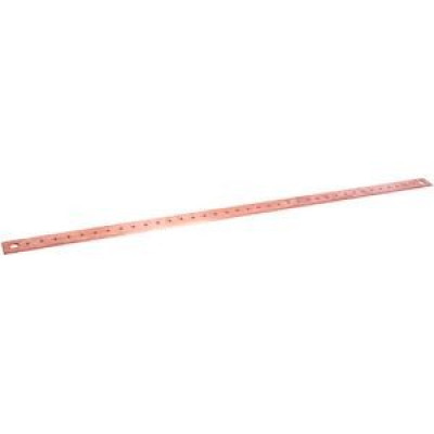 Barre cuivre perforé M6 400A 32x5x1000 mm HAGER