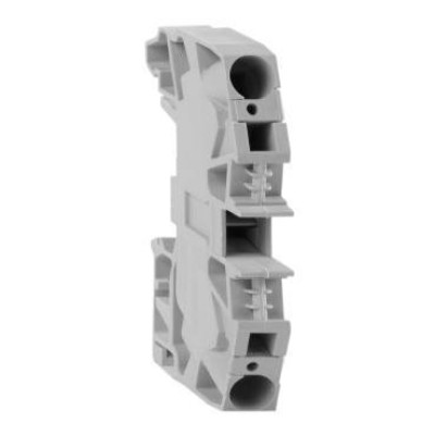Bloc de connexion émulation vis de 4 mm² gris Schneider electric