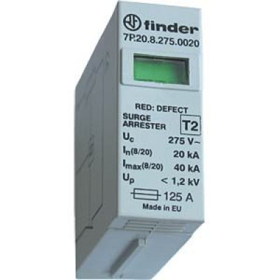 Cartouche de remplacementT varistor pour Parafoudre 230/350VAC/DC in=20kA Up= 1,2kV Finder