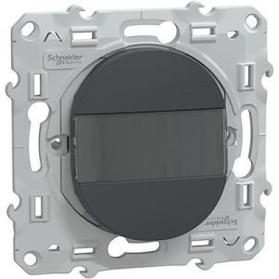 Ovalis - poussoir à fermeture avec porte-étiquette - 10AX - S340266 Schneider Electric 