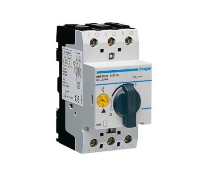 Disjoncteur moteur - 3P 0.1-0.16A - HAGER - MM501N