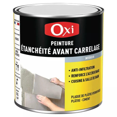 ETANCHEITE AVANT CARRELAGE 2,5 L BLANC OXI DURIEU