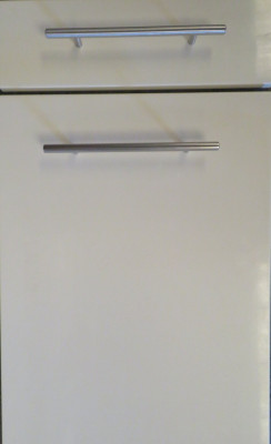 Porte de cuisine Lumi ivoire H700xL60 cm 0 1 porte, 1 tiroir Vendu separement kit tiroir