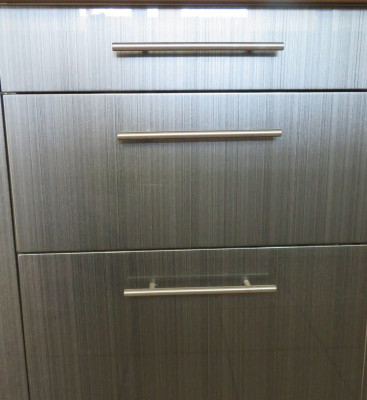 Porte de cuisine Lumi diamant H700xL80 cm 0 3 tiroirs Vendu separement kit tiroir
