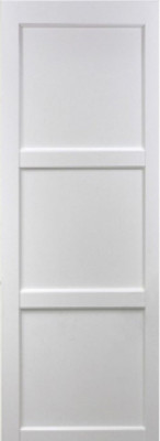 Porte Coulissante Korya Blanc 3 panneaux H204 x L93 cm