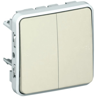 Double bouton-poussoir - Plexo composable - LEGRAND - 069635