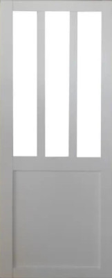 Porte coulissante Atelier Blanc H204 x L73 cm