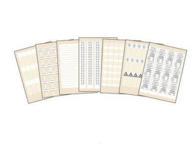 Étiquettes adhésives - 25x11mm pour Logicab2 - LEGRAND - 038809