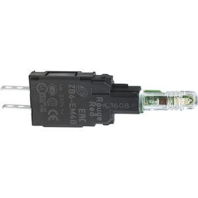 Corps pour voyant - Avec LED intégrée 230/240V - SCHNEIDER ELECTRIC - ZB6EM4B