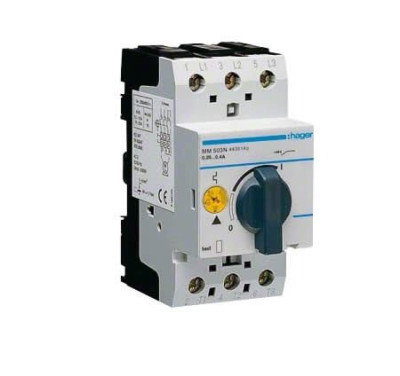Disjoncteur moteur - 3P 0.25-0.4A - HAGER - MM503N