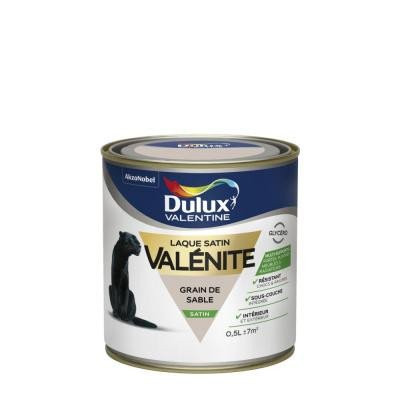 Peinture Laque Valénite Satin Grain De Sable 0,5 L Dulux Valentine