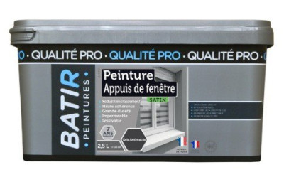 PEINTURE APPUIS FENETRE 2,5 L GRIS BATIR