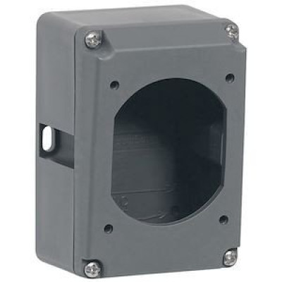 Boîtier réversible simple Hypra pour prise 3P+T et 3P+N+T IP44 et IP66/67-55 16A - plastique LEGRAND