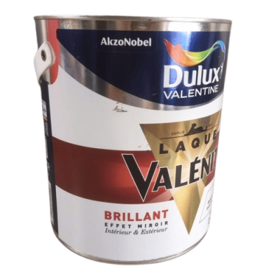 Peinture Laque Effet Miroir Brillant 0,5 L base white Dulux Valentine