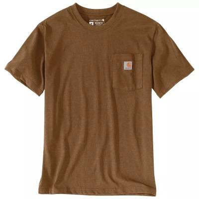 T-SHIRT MANCHE COURTE WORKWEAR POCKET MARRON TAILLE XXL CARHARTT