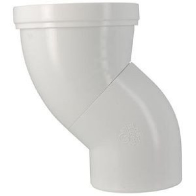 Pipe orientable de WC, en PVC blanc, D= 100, D= DM mini 85, D= DM maxi 107 NICOLL