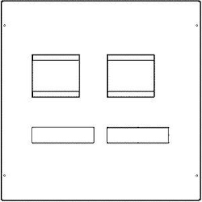 Kit d'équipement isolant - Pour 2 boîtiers de montage H400/630 - HAGER - UC445H