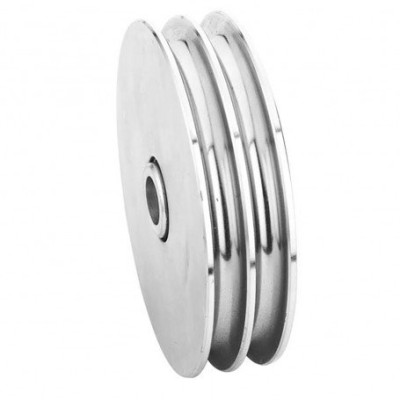 ROUE ACIER DOUBLE GORGE U DIAMETRE 100 G10 ESTEBRO
