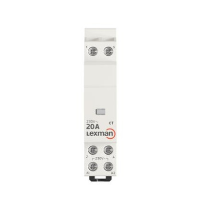 Contacteur de puissance 20 A 230 V LEXMAN