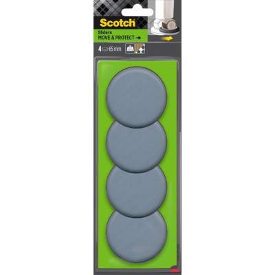 PATINS GLISSANT SUR PIED A ROULETTE GRIS DIAMETRE 65 MM SCOTCH
