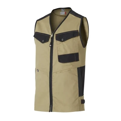 Gilet de Travail Outsum Beige/Noir MOLINEL