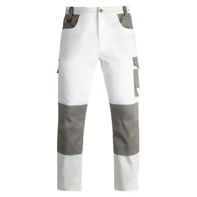 PANTALON PEINTRE INDUSTRY BLANC/GRIS TAILLE XXL KAPRIOL