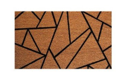 TAPIS COCO NATUREL/LATEX GRAPH NOIR 45x75CM EPAISSEUR 15 MM ID GROUP