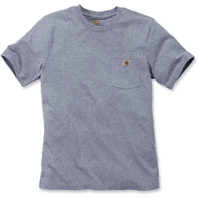T-SHIRT MANCHE COURTE WORKWEAR POCKET GRIS CLAIR TAILLE M CARHARTT