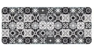 Tapis de cuisine carreaux ciment 50x120 cm ID GROUP