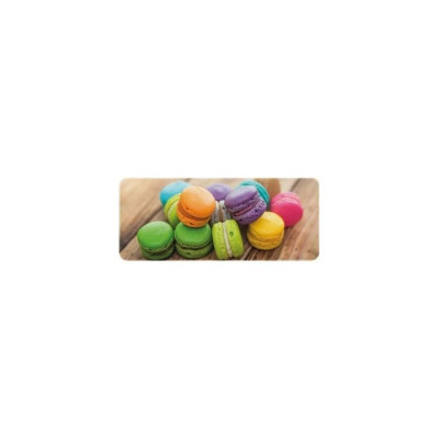 Tapis decor de cuisine macarons minis 50x120 cm ID GROUP