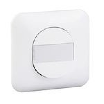 Poussoir à fermeture avec porte-étiquette - Gamme Ovalis - SCHNEIDER ELECTRIC - S260266