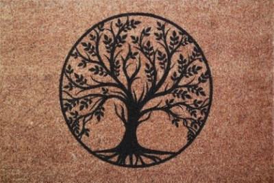 TAPIS DALLAS ARBRE 40x60 CM EPAISSEUR 5 MM ID GROUP