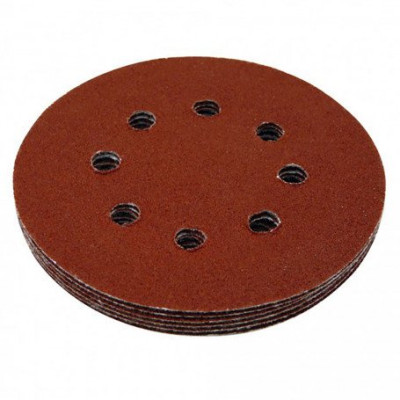 DISQUE ABRASIFS VELCRO DIAMETRE 180 MM GRAINE 80 LOT DE 6 FARTOOLS