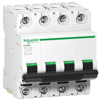 Disjoncteur Prodis DT60N - 4P 63A Courbe C - SCHNEIDER ELECTRIC - A9N21031