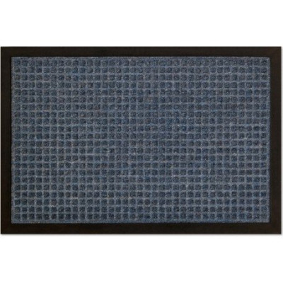 Tapis grattoir Impact 40x60 cm bleu avec carrés ID GROUP