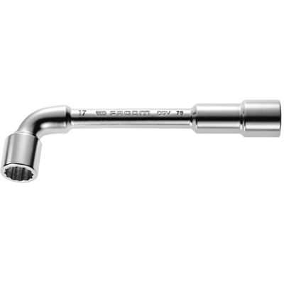 Clé à pipe débouchée forgée 12 pans x 6 pans 21 mm 76.21 Facom