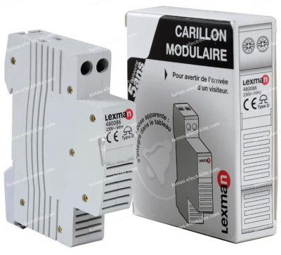 CARILLON MODULAIRE 1A 230 V 480086 LEXMAN