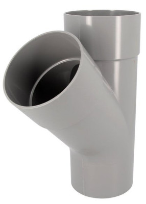 Té Simple Mâle / Femelle 45° PVC Diamètre 125 Mm Girpi