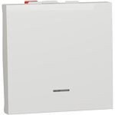 Poussoir lumineux Unica - Localisation 10A Blanc - SCHNEIDER ELECTRIC - NU320618FN