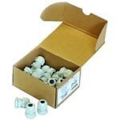 Presse-étoupe UNICAP avec écrou - ISO12 Polyamide gris - CAPRI - CAP451212