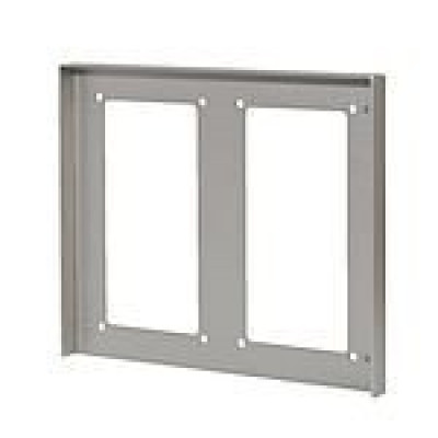 Visière de protection aluminium - 2 x 2 modules gamme GT - AIPHONE - GT202H