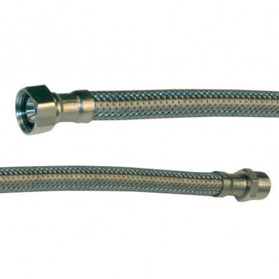 Flexible inox à visser 50 cm MALE 3/4 - FEMELLE 3/4 COMPTOIR DE PICARDIE