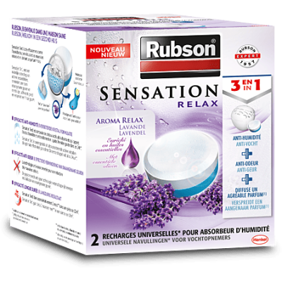 RECHARGE ABSORBEUR 3EN1 LAVANDE RELAX SENSATION RUBSON