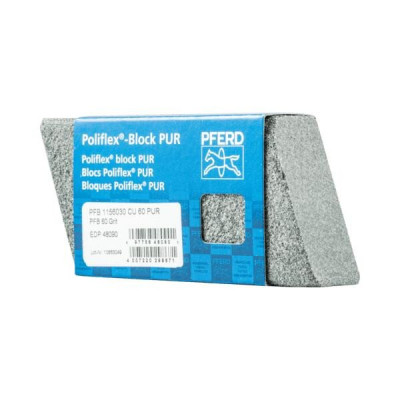Bloc de ponçage Poliflex 30x60x115 mm liant PUR pour ponçage fin et finition 41020240 PFERD