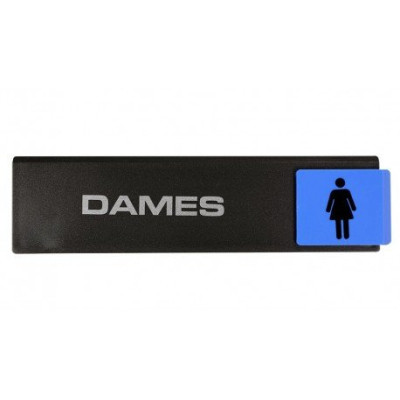 PLAQUE SIGNALETIQUE 175x45 "DAMES" NOVAP