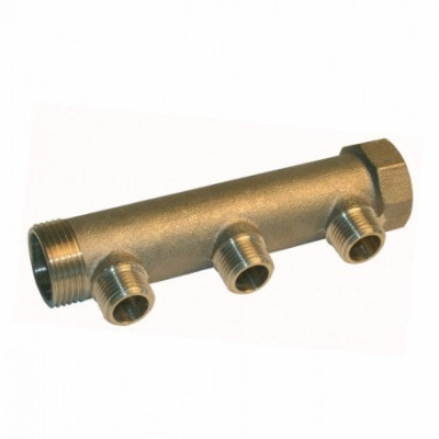 Collecteur mâle / femelle 20x27 - 3 sorties M 15x21 QUICK PLOMBERIE
