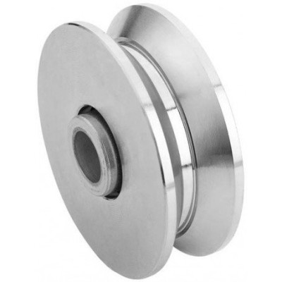 ROUE ACIER GORGE V 20 mm DIAMETRE 90 ESTEBRO